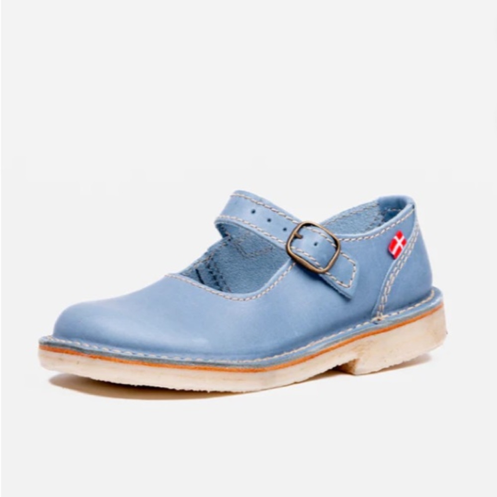 Duckfeet Mary Janes Himmerland in Jeans Blue